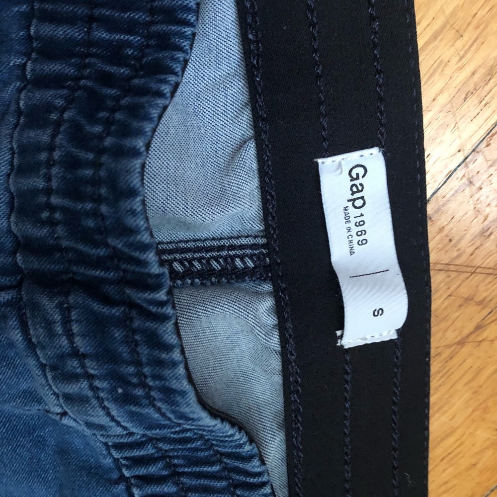 Denim sweatpants